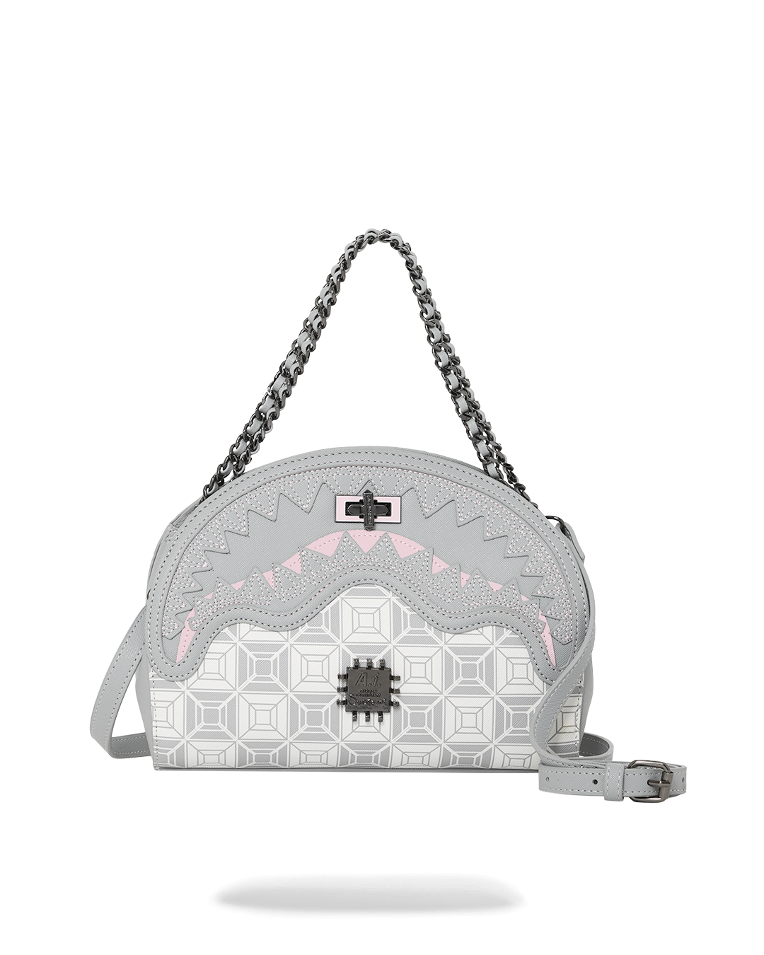 SPRAYGROUND A.I.8 African Intelligence Booked & Busy Shark Handbag — product image 1