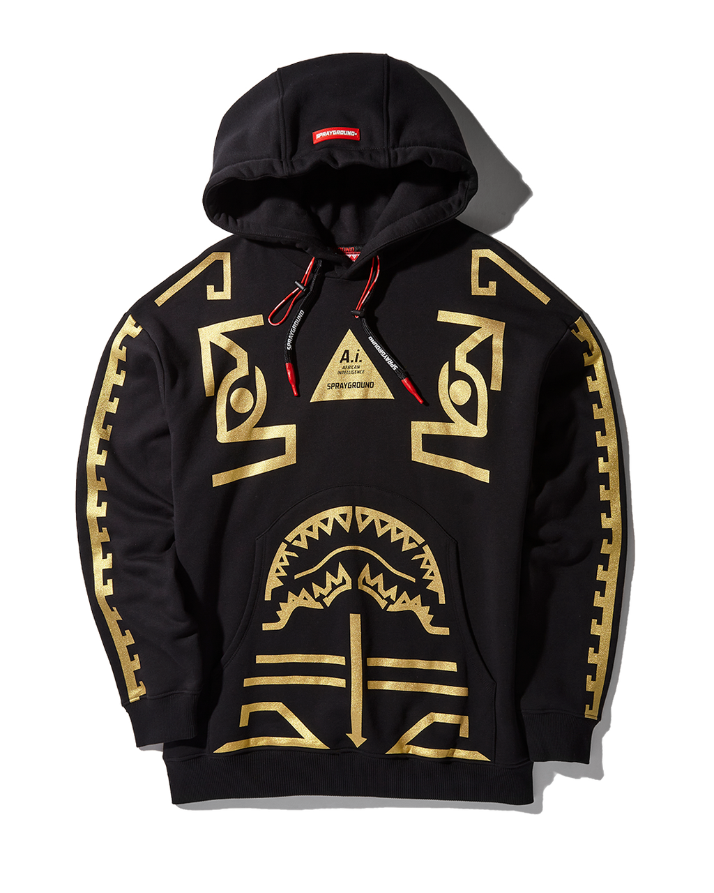 SPRAYGROUND A.I.9 African Intelligence Path To The Future Ii - Sandflower Collab Hoody — product image 1