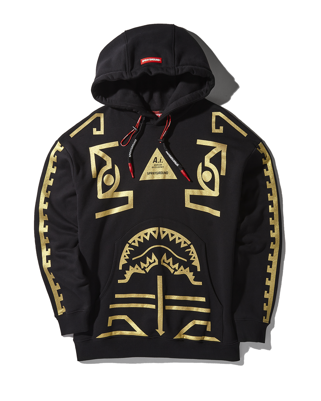 SPRAYGROUND A.I.9 African Intelligence Path To The Future Ii - Sandflower Collab Hoody — product image 1