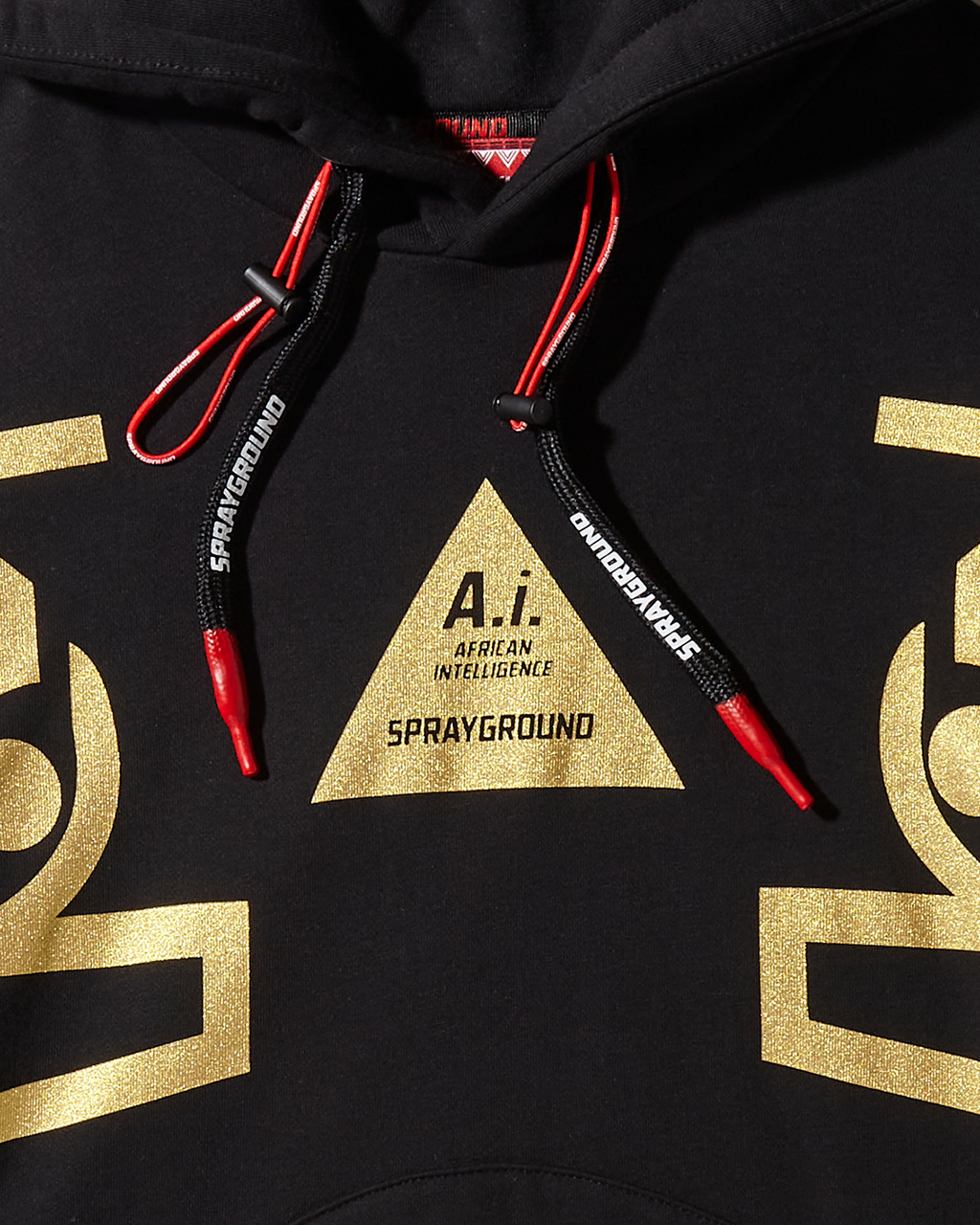 SPRAYGROUND A.I.9 African Intelligence Path To The Future Ii - Sandflower Collab Hoody — product image 5