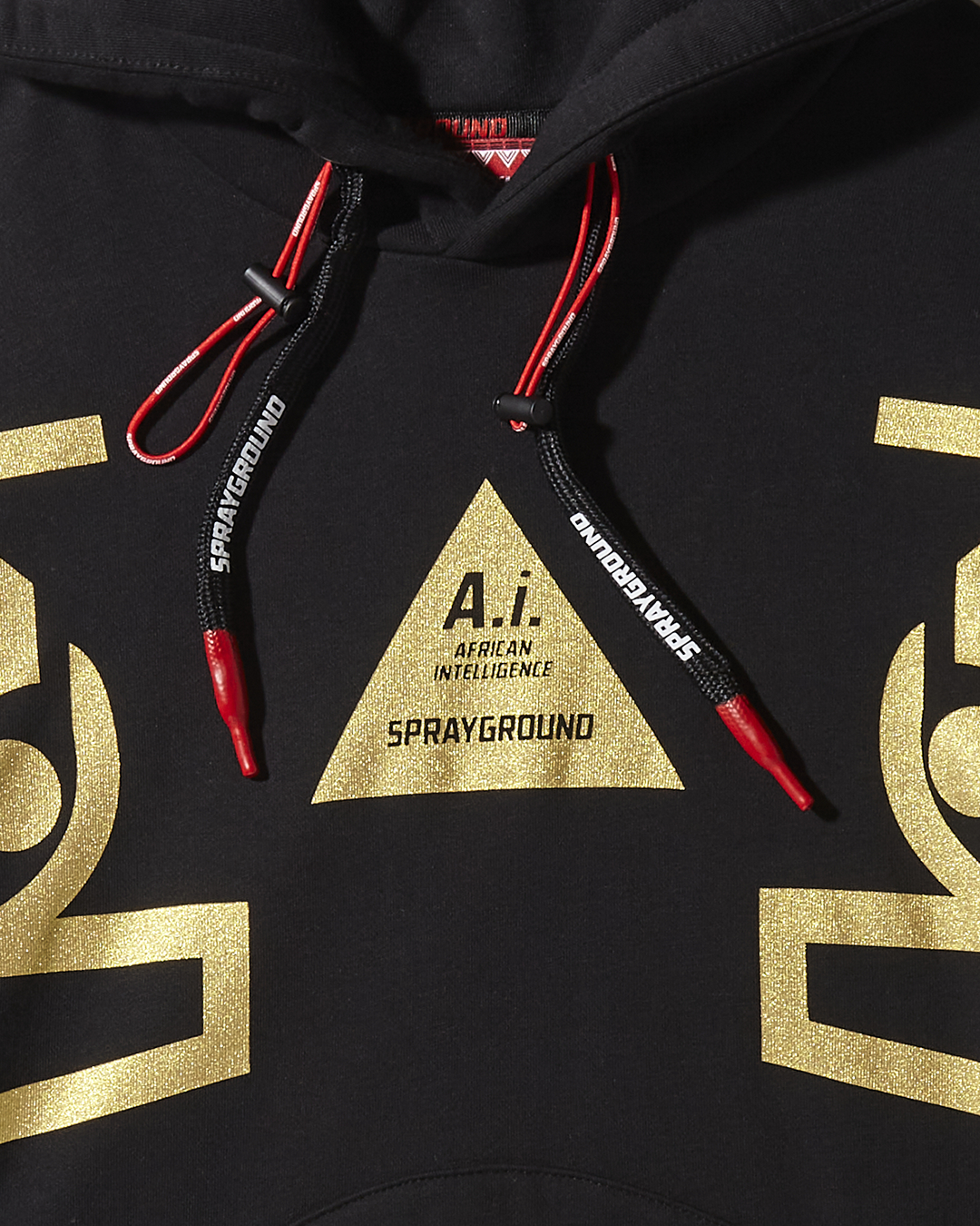 SPRAYGROUND A.I.9 African Intelligence Path To The Future Ii - Sandflower Collab Hoody — product image 5