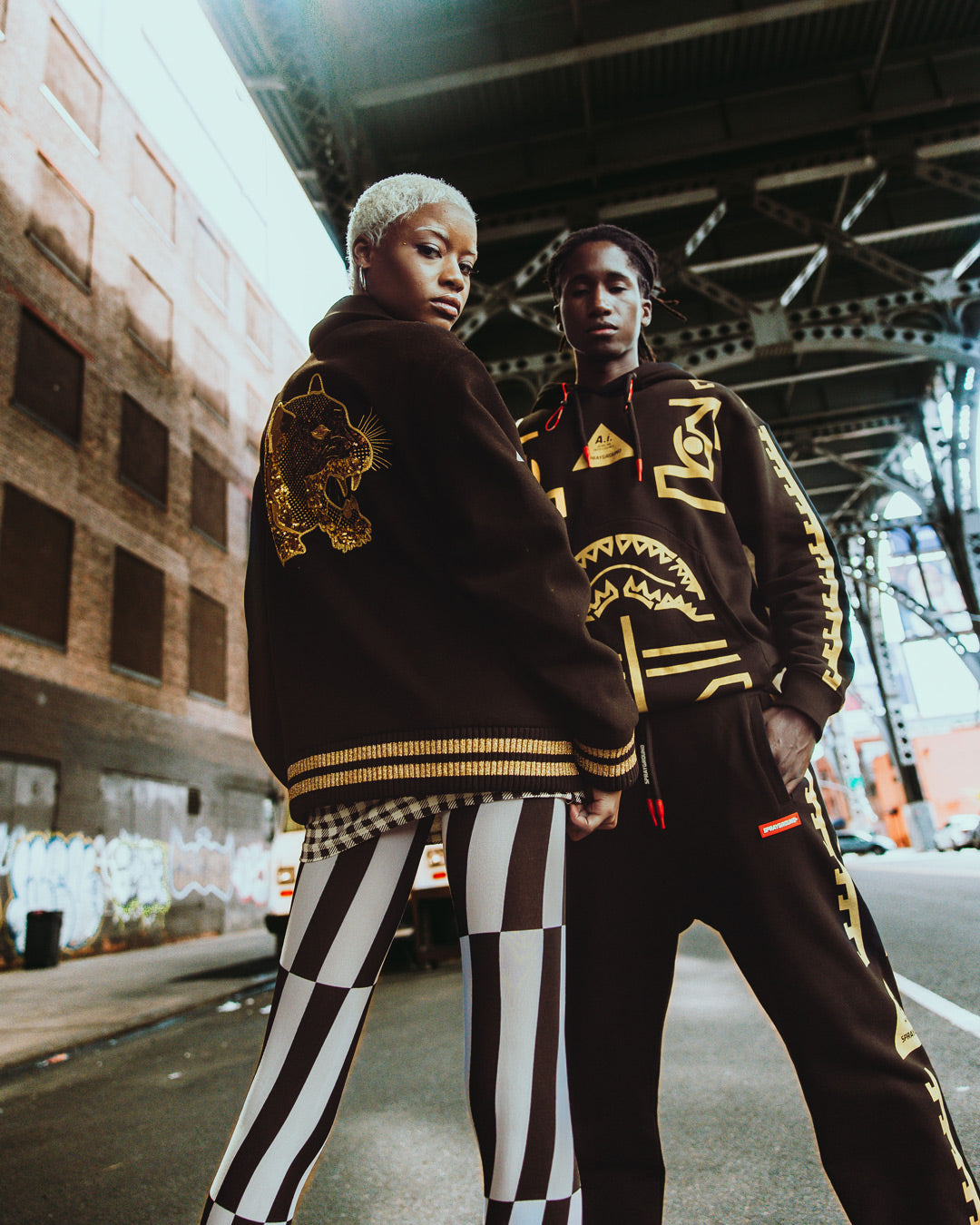 SPRAYGROUND A.I.9 African Intelligence Path To The Future Ii - Sandflower Collab Hoody — product image 11