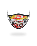 SPRAYGROUND Adult Beware Of The Dog Form-Fitting Face Mask — product image 1