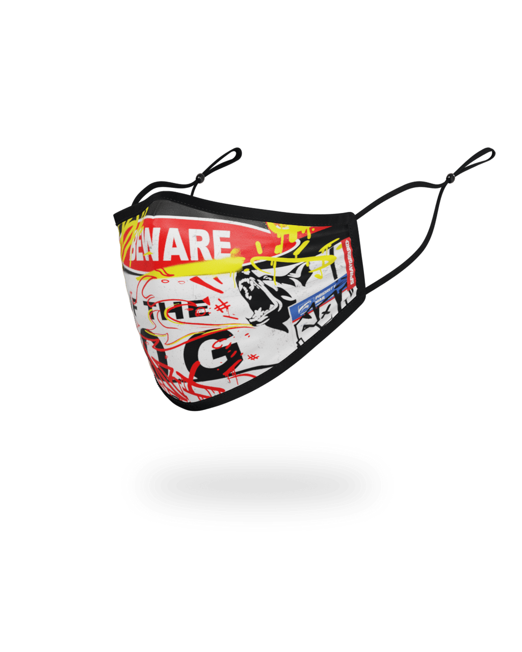 SPRAYGROUND Adult Beware Of The Dog Form-Fitting Face Mask — product image 2