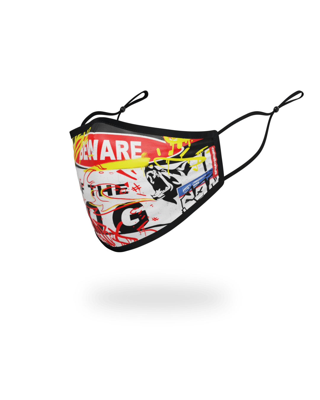 SPRAYGROUND Adult Beware Of The Dog Form-Fitting Face Mask — product image 2