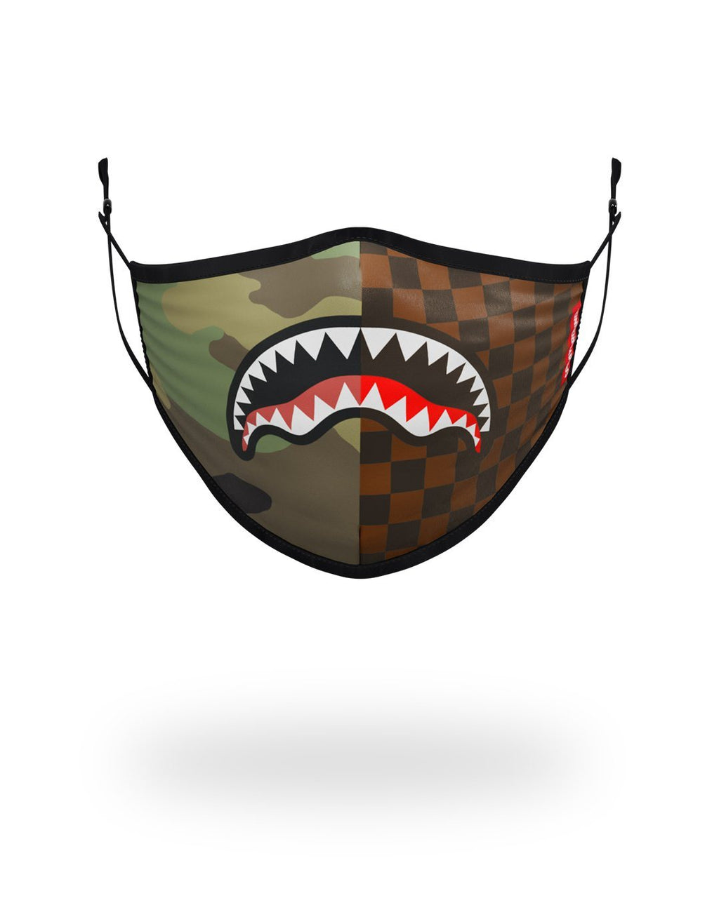 SPRAYGROUND Adult Checks & Camo Form Fitting Face Mask — product image 1