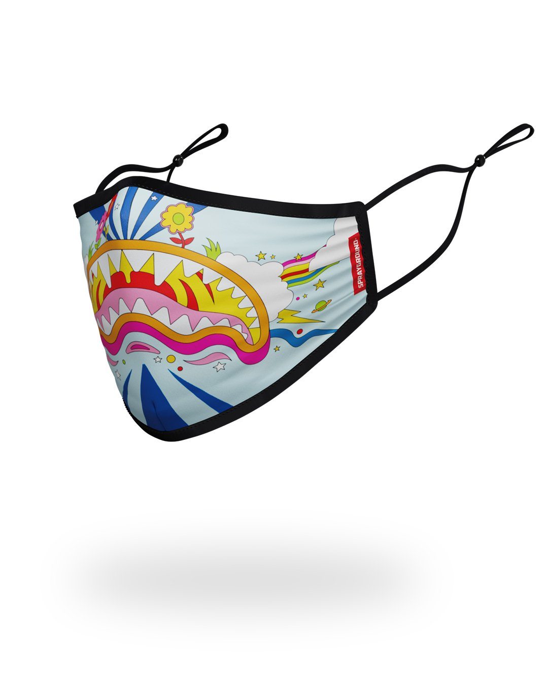 SPRAYGROUND Adult Groovy Shark Form Fitting Face Mask — product image 2