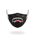 SPRAYGROUND Adult Shark Logo (Black) Form-Fitting Face Mask — product image 1