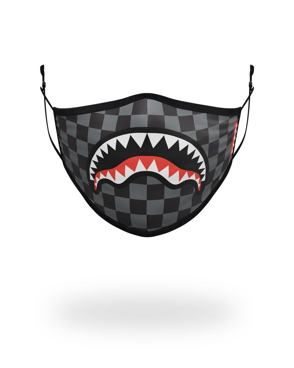 SPRAYGROUND Adult Sharks In Paris (Grey) Form Fitting Face Mask — product image 1