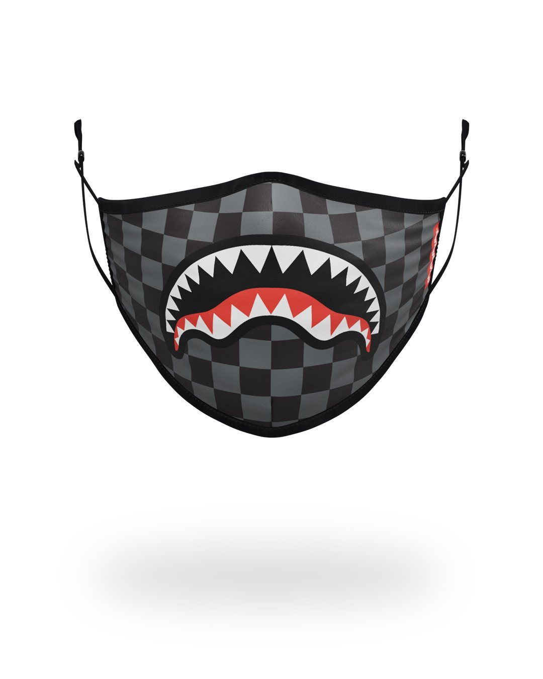SPRAYGROUND Adult Sharks In Paris (Grey) Form Fitting Face Mask — product image 1