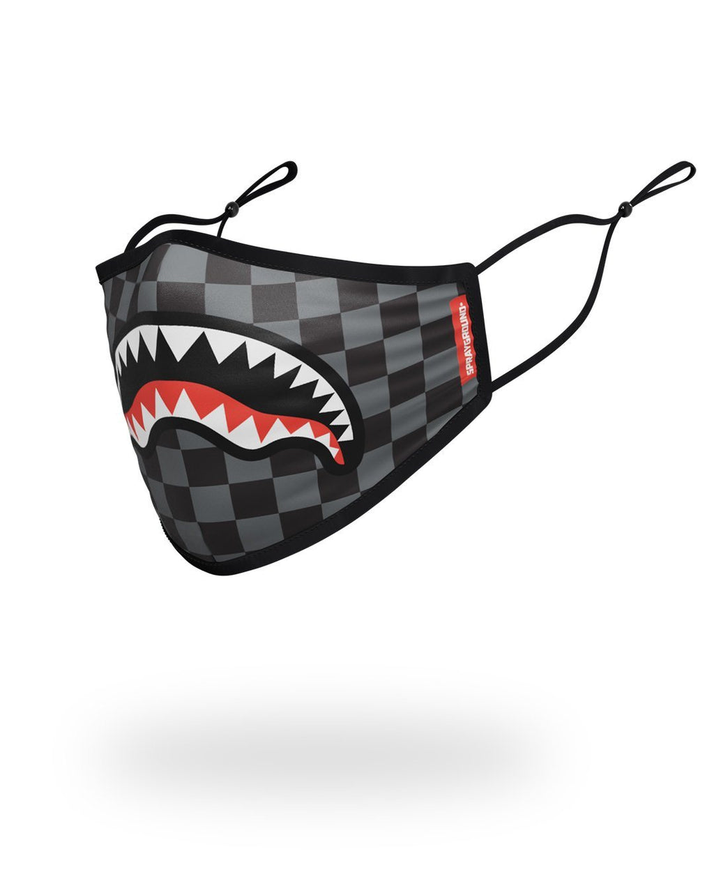 SPRAYGROUND Adult Sharks In Paris (Grey) Form Fitting Face Mask — product image 2