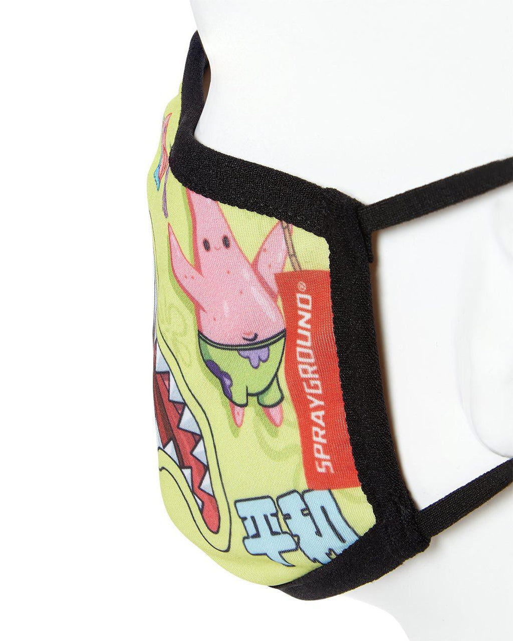 SPRAYGROUND Adult SpongeBob Japan Shark Form Fitting Face-Covering Fashion Face Mask — product image 5