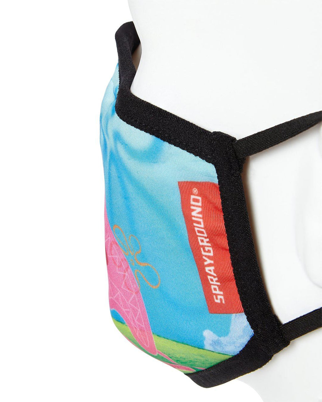 SPRAYGROUND Adult SpongeBob Jelly Shark Form Fitting Face-Covering Fashion Face Mask — product image 5