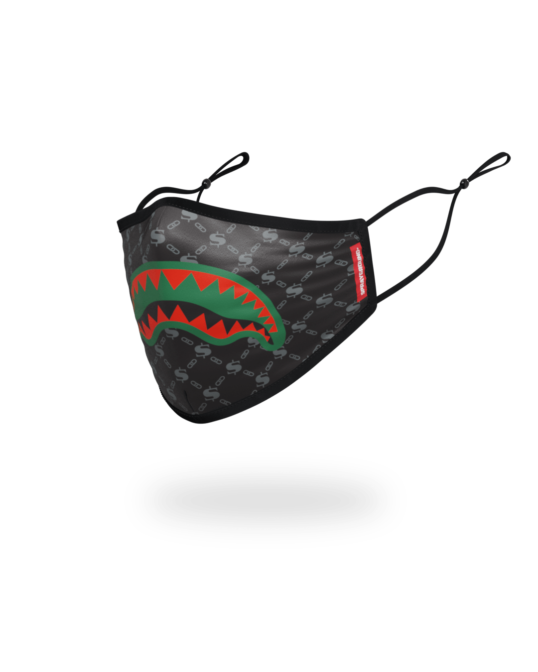 SPRAYGROUND Adult Spucci (Black) Form-Fitting Face Mask — product image 2