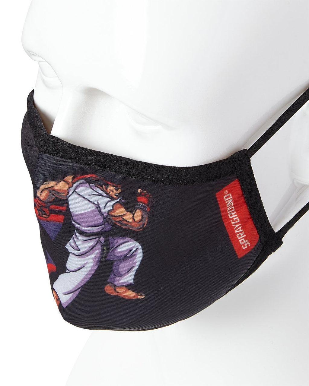 SPRAYGROUND Adult Street Fighter Ryu Shark Form Fitting Face-Covering Fashion Face Mask — product image 3