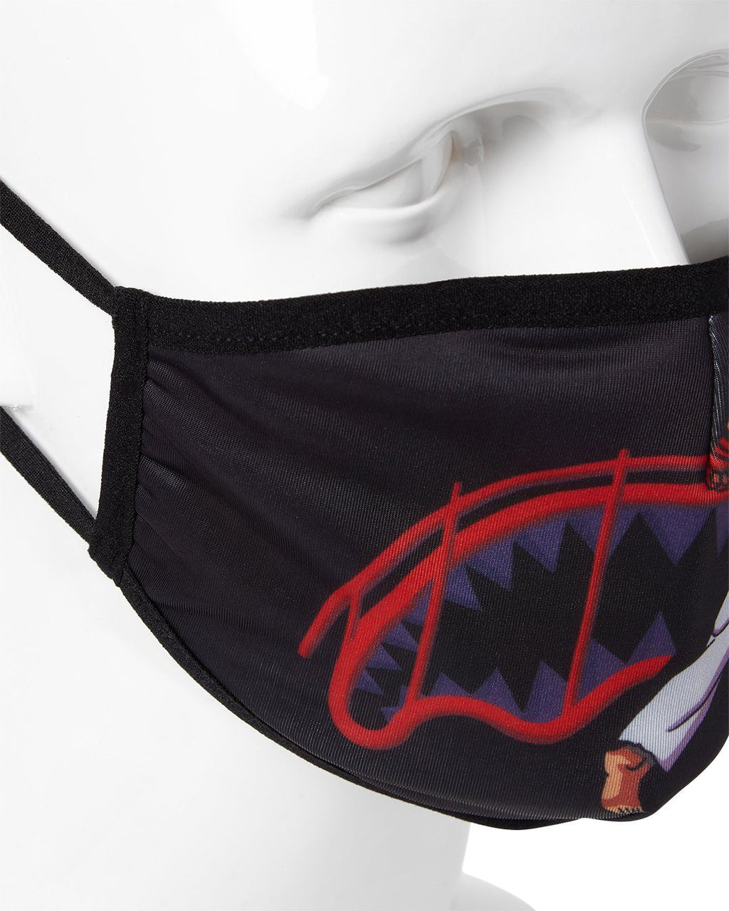 SPRAYGROUND Adult Street Fighter Ryu Shark Form Fitting Face-Covering Fashion Face Mask — product image 4
