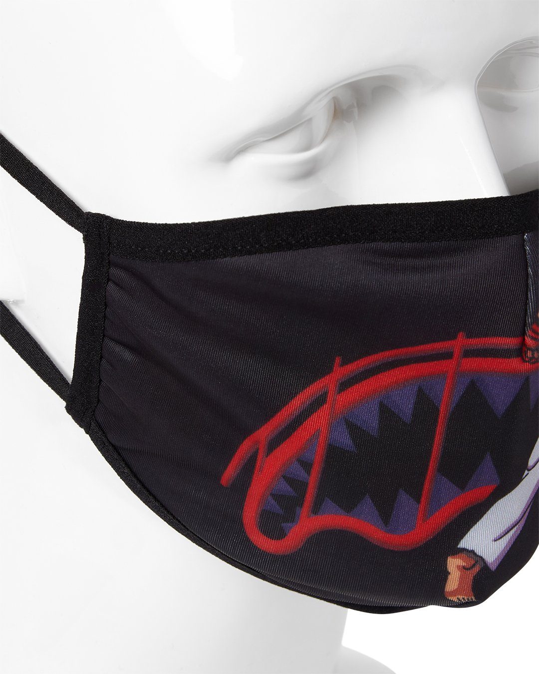 SPRAYGROUND Adult Street Fighter Ryu Shark Form Fitting Face-Covering Fashion Face Mask — product image 4