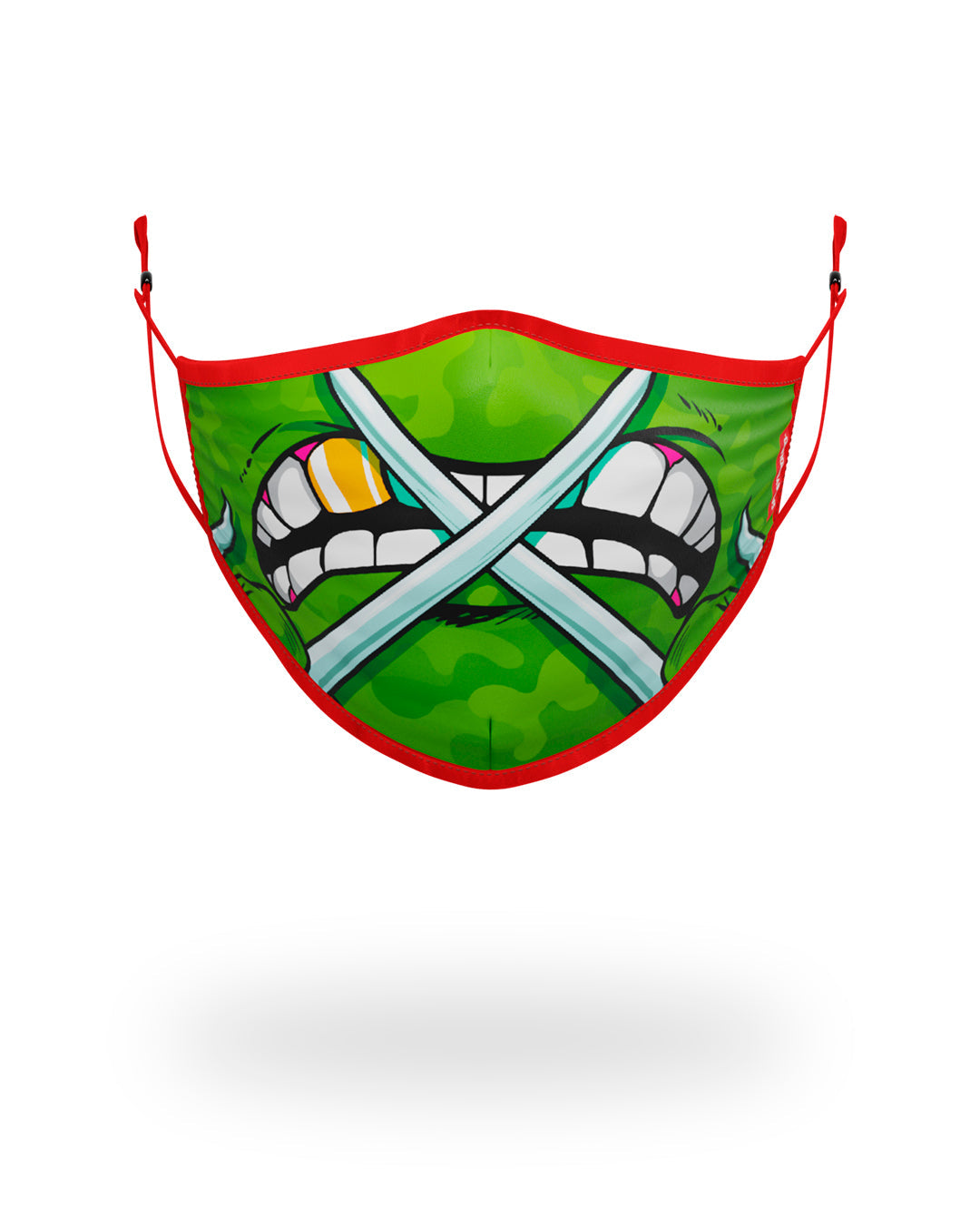 SPRAYGROUND Adult Tmnt: Raphael Shark Form Fitting Face-Covering Fashion Face Mask — product image 1
