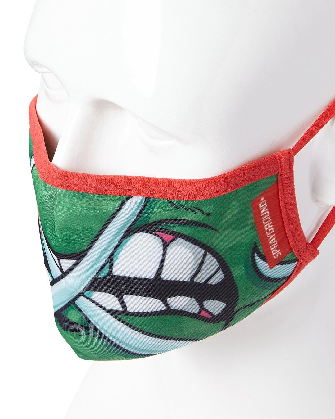 SPRAYGROUND Adult Tmnt: Raphael Shark Form Fitting Face-Covering Fashion Face Mask — product image 3