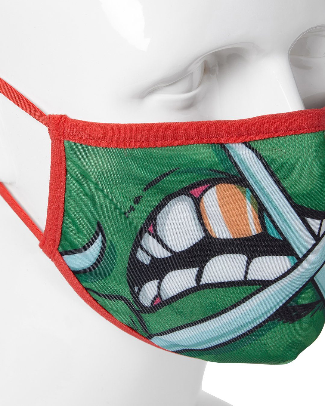 SPRAYGROUND Adult Tmnt: Raphael Shark Form Fitting Face-Covering Fashion Face Mask — product image 4