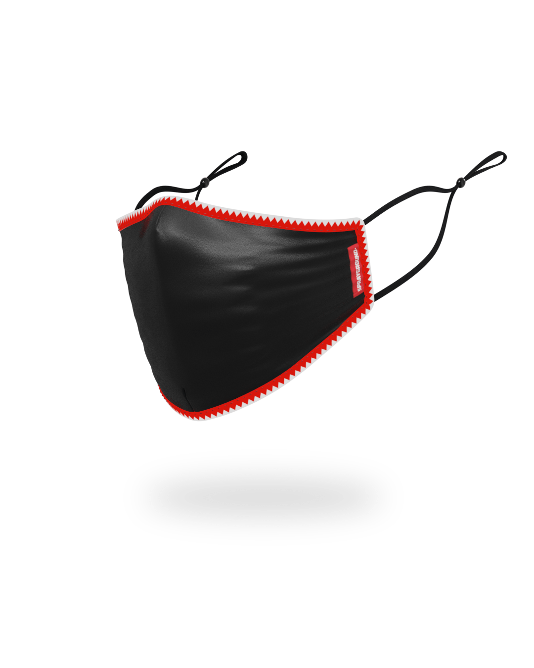 SPRAYGROUND Adult Vertical Shark (Black) Form-Fitting Face Mask — product image 2