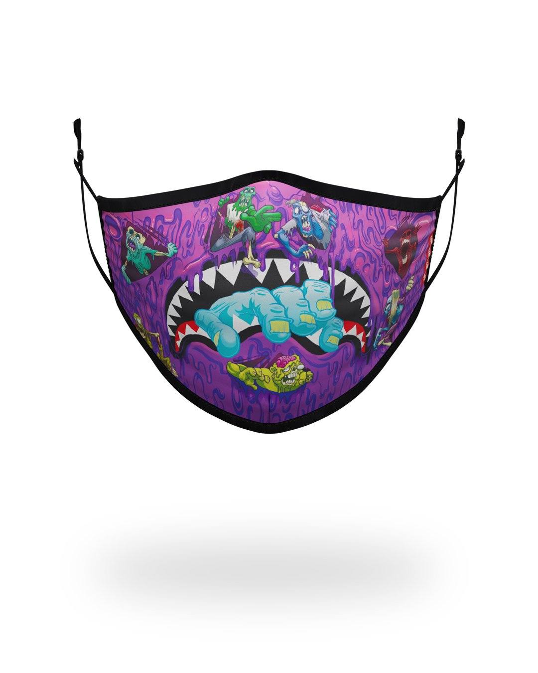 SPRAYGROUND Adult Zombie Shark Form Fitting Face Mask — product image 1