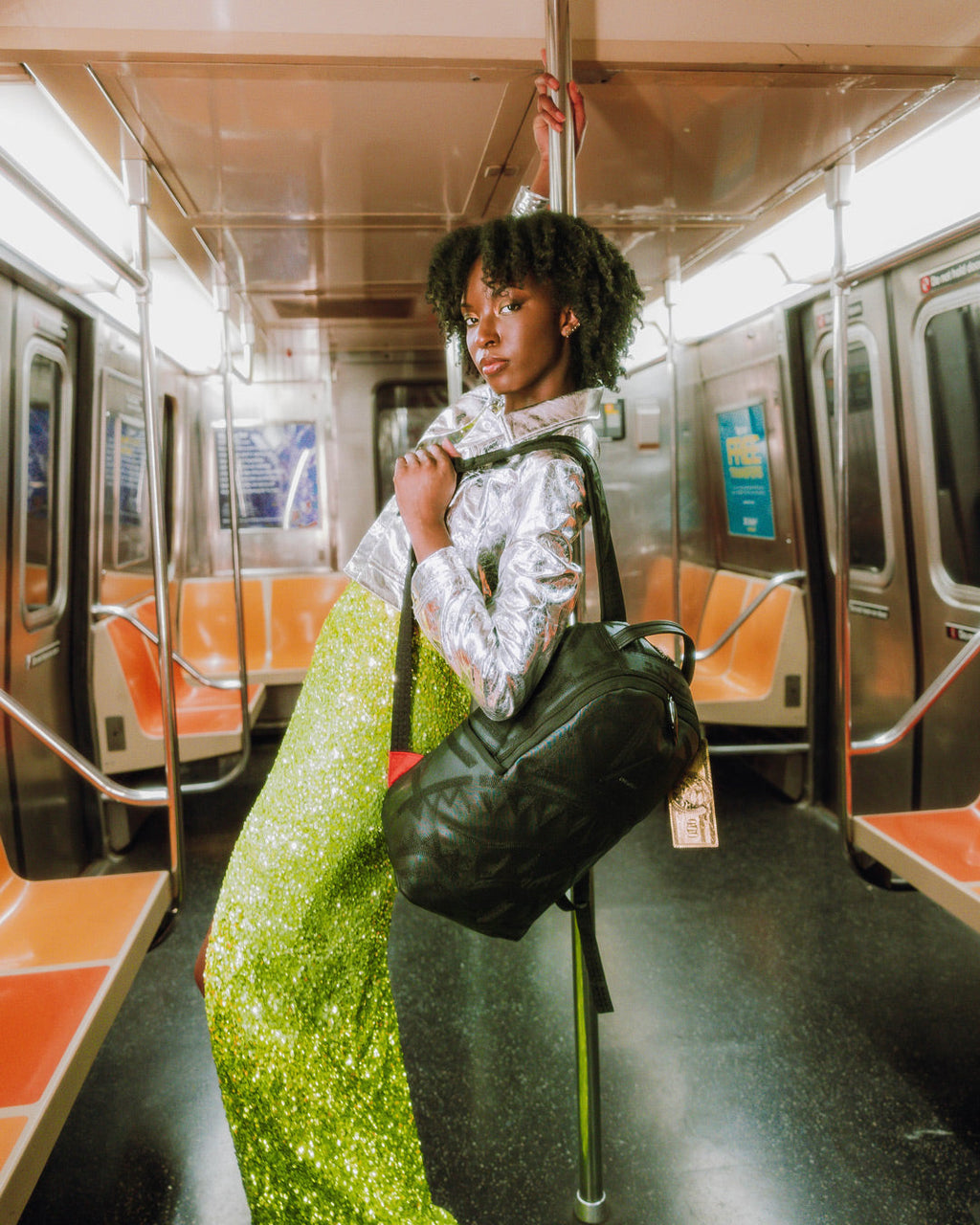 SPRAYGROUND African Intelligence 9 Apex Genius Backpack - Sandflower Collab — product image 12