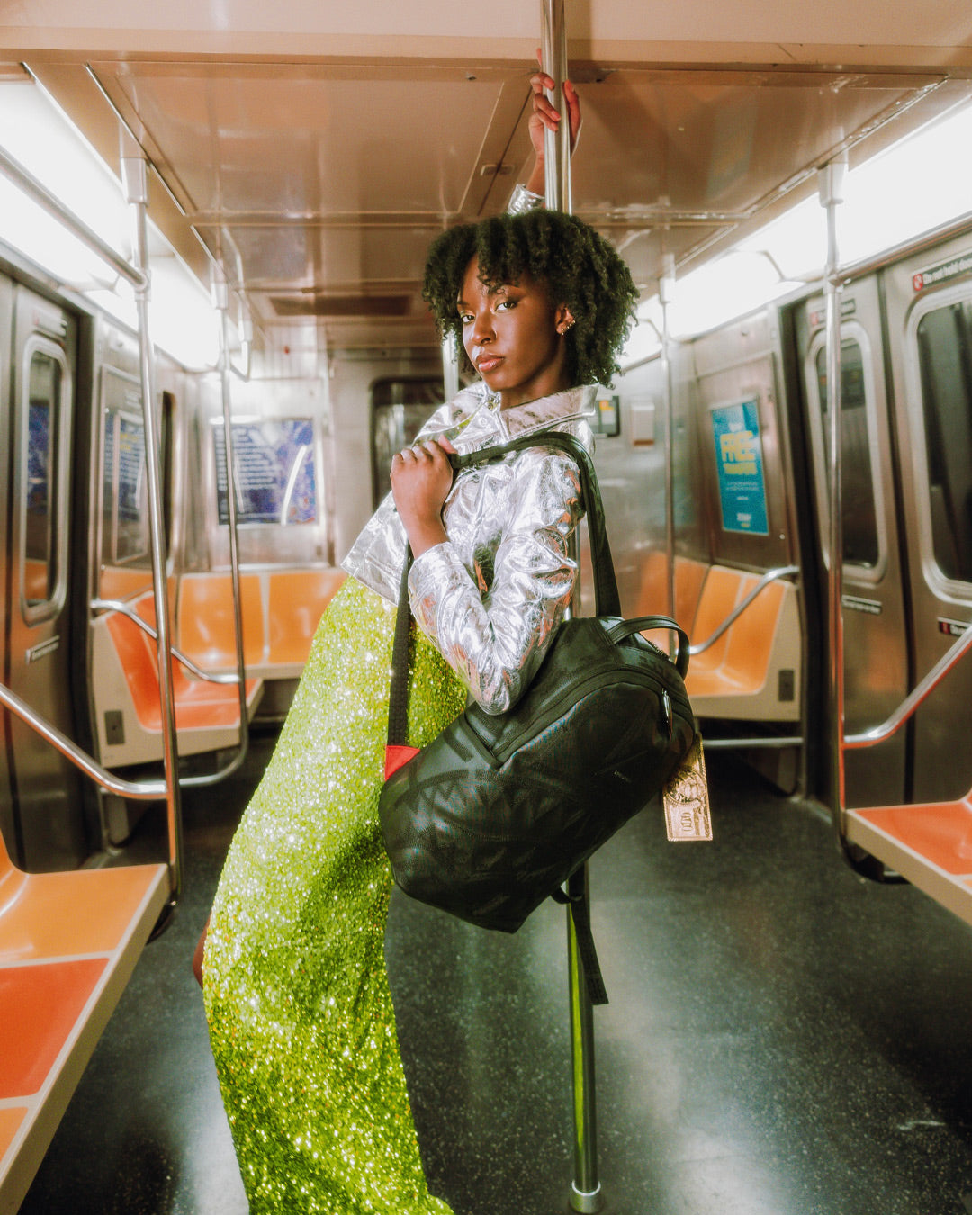 SPRAYGROUND African Intelligence 9 Apex Genius Backpack - Sandflower Collab — product image 12