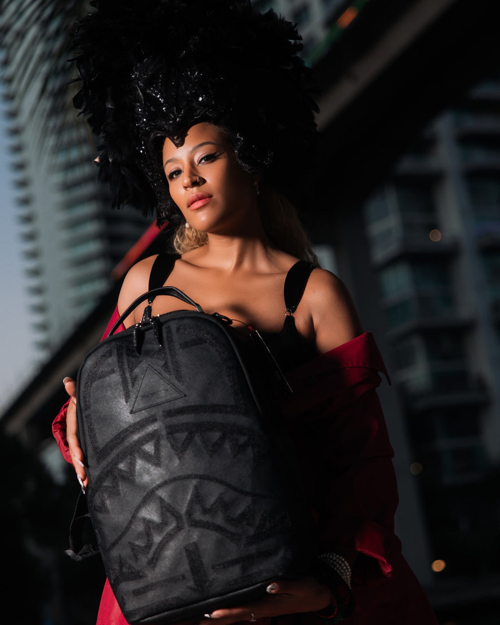 SPRAYGROUND African Intelligence 9 Apex Genius Backpack - Sandflower Collab — product image 14