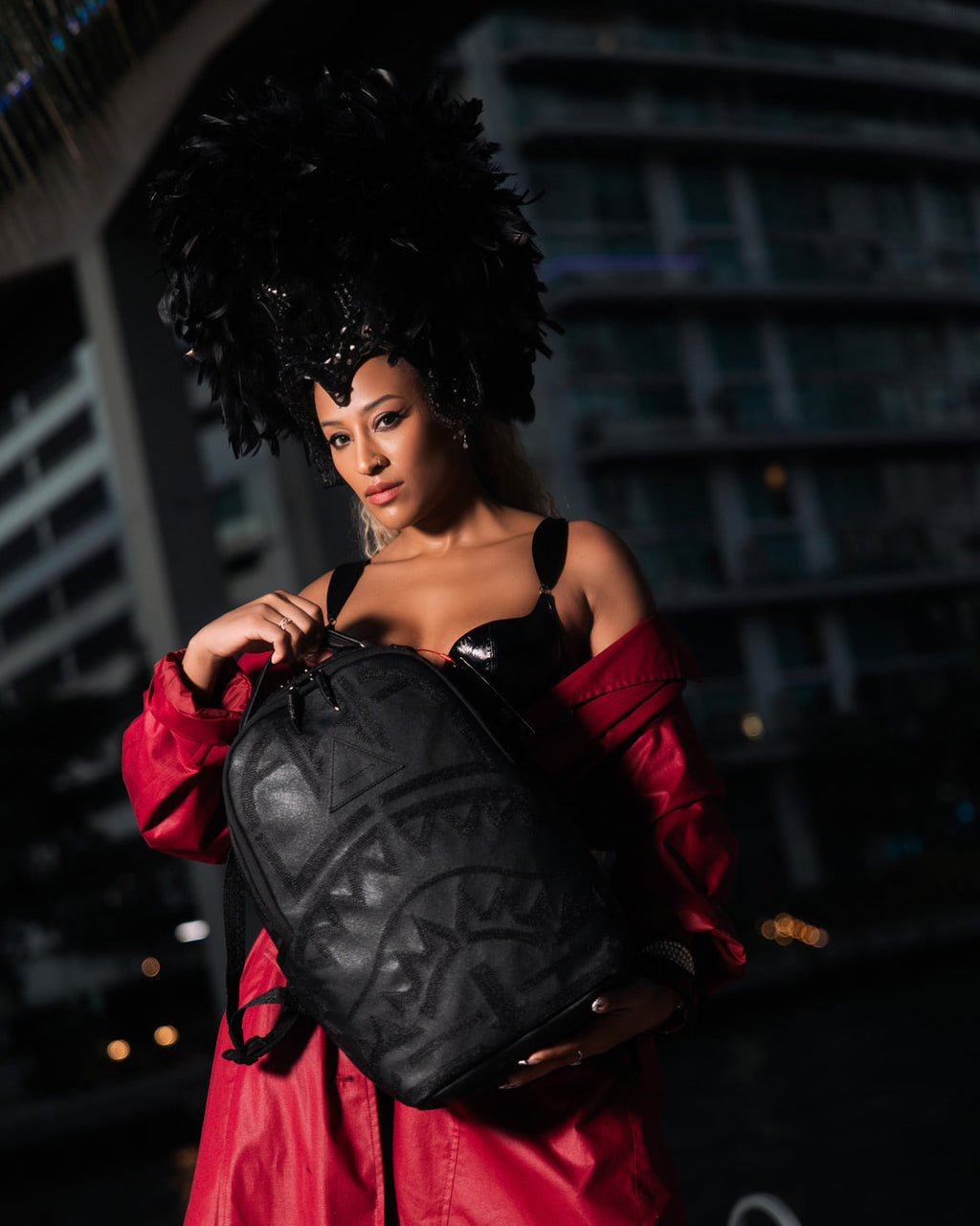 SPRAYGROUND African Intelligence 9 Apex Genius Backpack - Sandflower Collab — product image 17