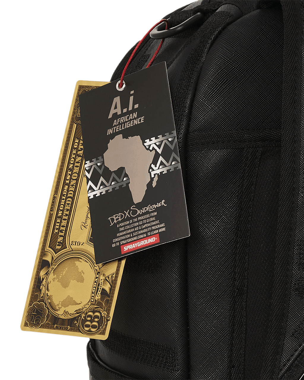 SPRAYGROUND African Intelligence 9 Apex Genius Backpack - Sandflower Collab — product image 21