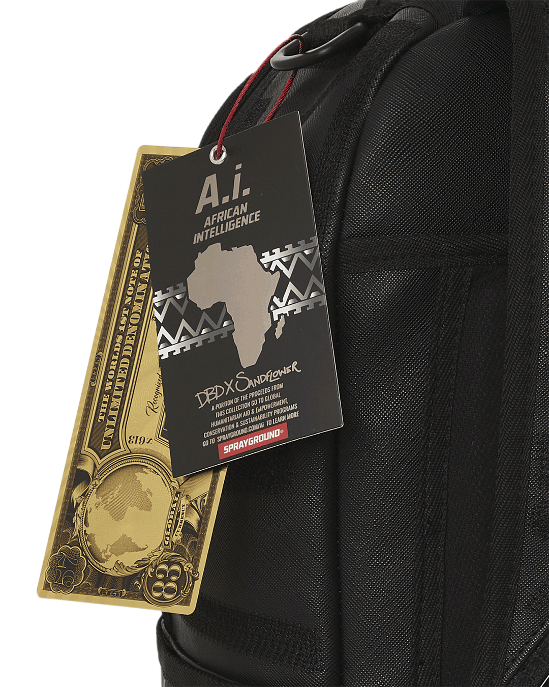 SPRAYGROUND African Intelligence 9 Apex Genius Backpack - Sandflower Collab — product image 21