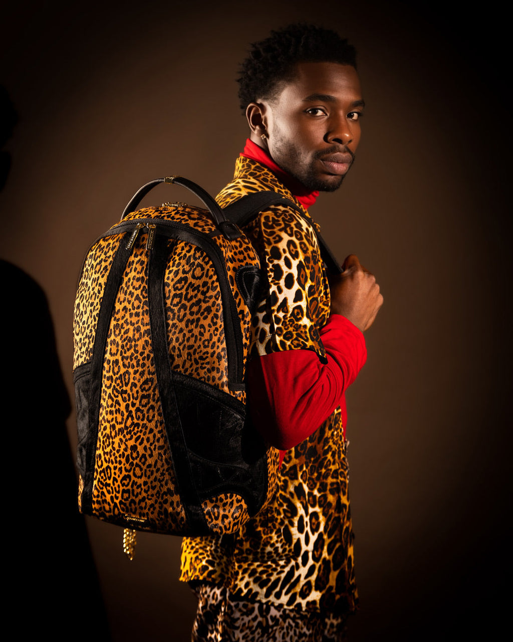 SPRAYGROUND African Intelligence 9 Courage Lives On Backpack - Sandflower Collab — product image 10