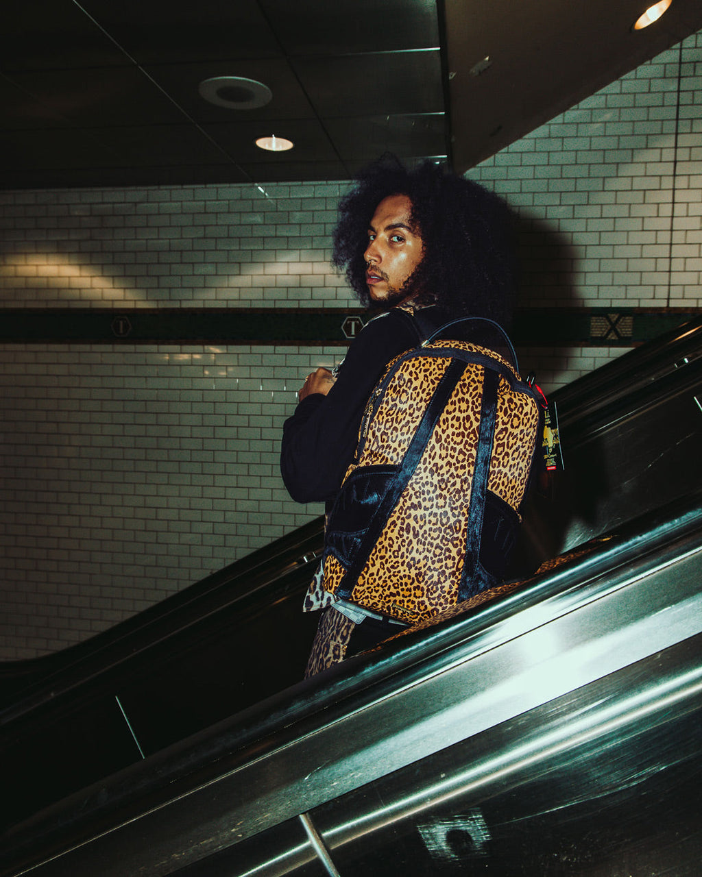 SPRAYGROUND African Intelligence 9 Courage Lives On Backpack - Sandflower Collab — product image 21