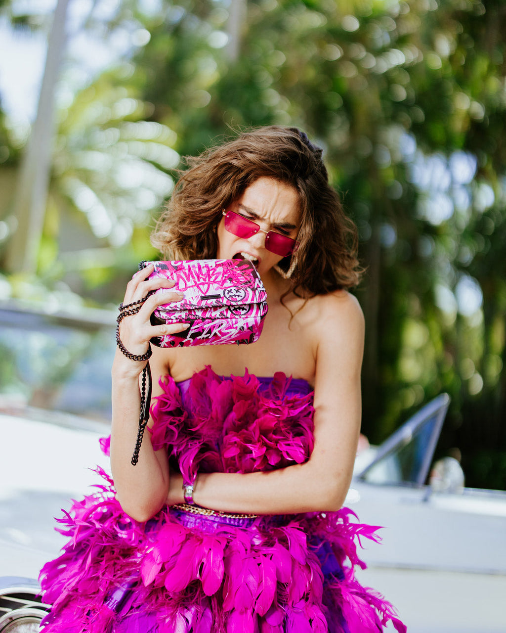 SPRAYGROUND Afterglow Skyglow Shark Handbag — product image 2