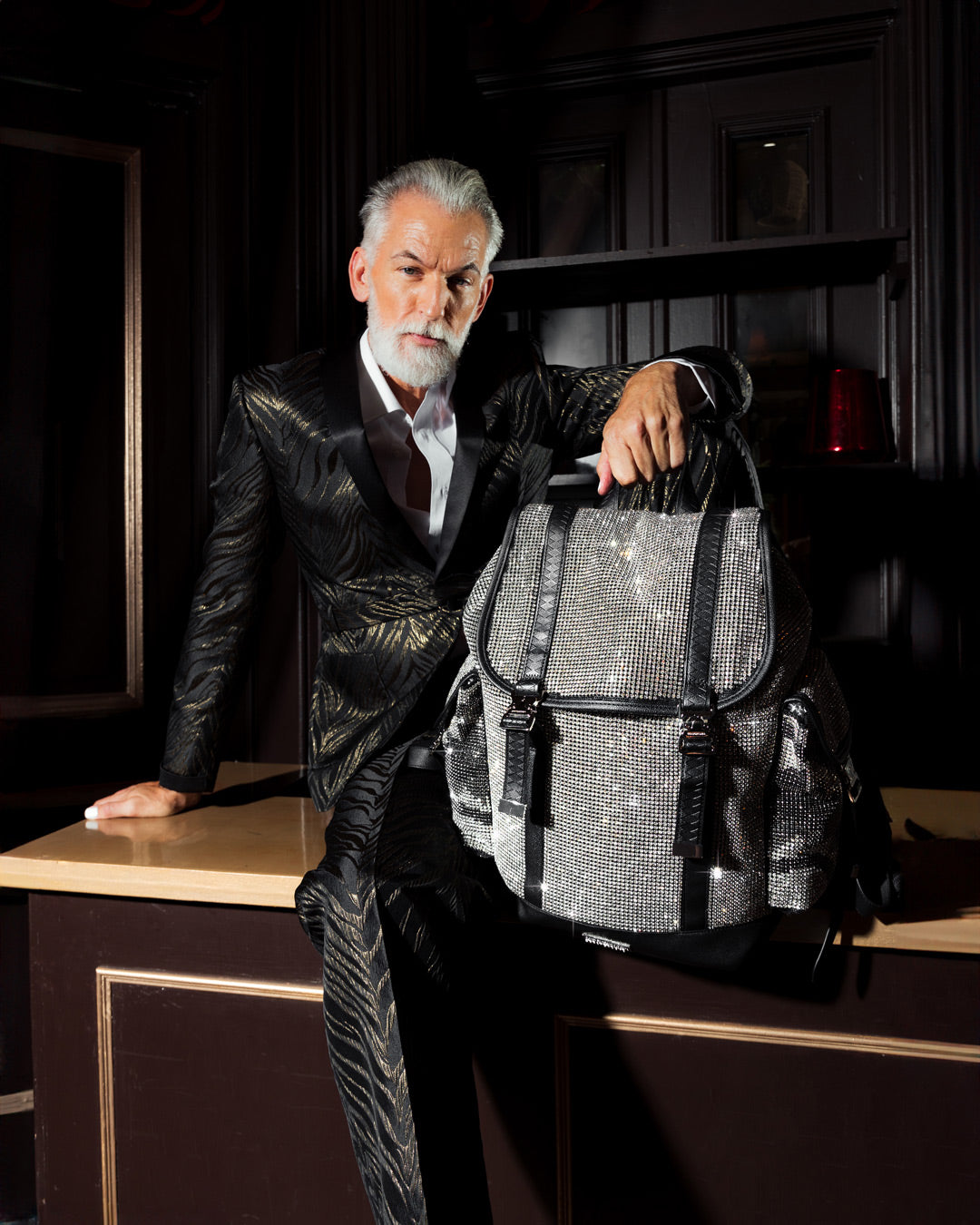SPRAYGROUND Aftershock Diamond Flash Monte Carlo Backpack — product image 2
