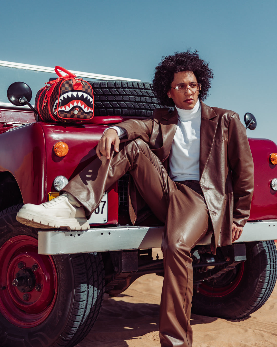 SPRAYGROUND All Or Nothing Sharks In Paris Mini Duffle — product image 4