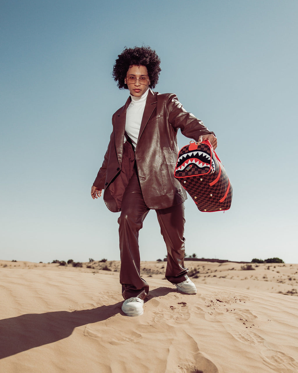 SPRAYGROUND All Or Nothing Sharks In Paris Mini Duffle — product image 5