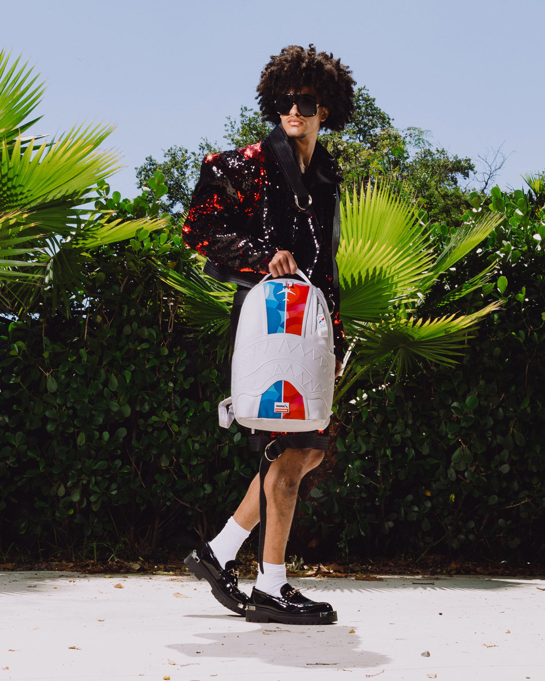 SPRAYGROUND American Airlines Maximum Altitude Backpack (White) — product image 2