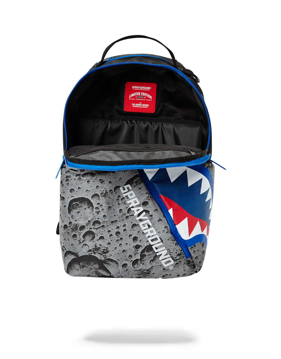 SPRAYGROUND Angled Reflective Shark (Space Shot) Backpack — product image 6