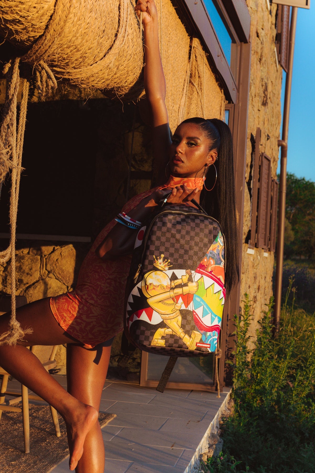 SPRAYGROUND Astromane Sharks In Space Backpack (DLXV) — product image 2
