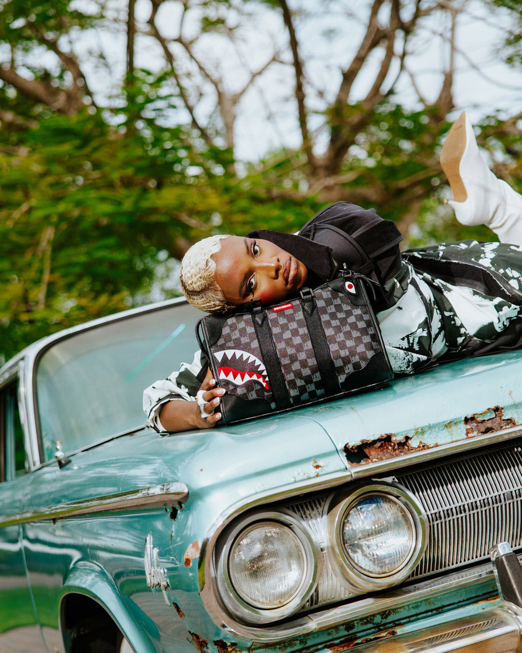 SPRAYGROUND Atomic Vapor Pyramid Mini Duffle — product image 8