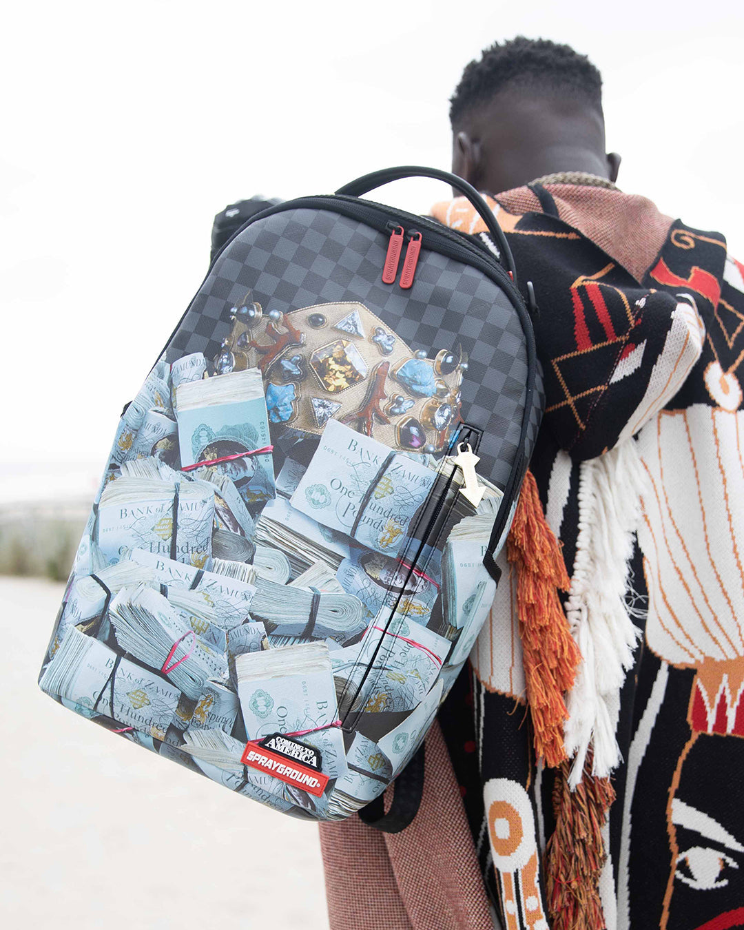 SPRAYGROUND Bank Stacks Of Zamunda Coming 2 America Backpack — product image 4