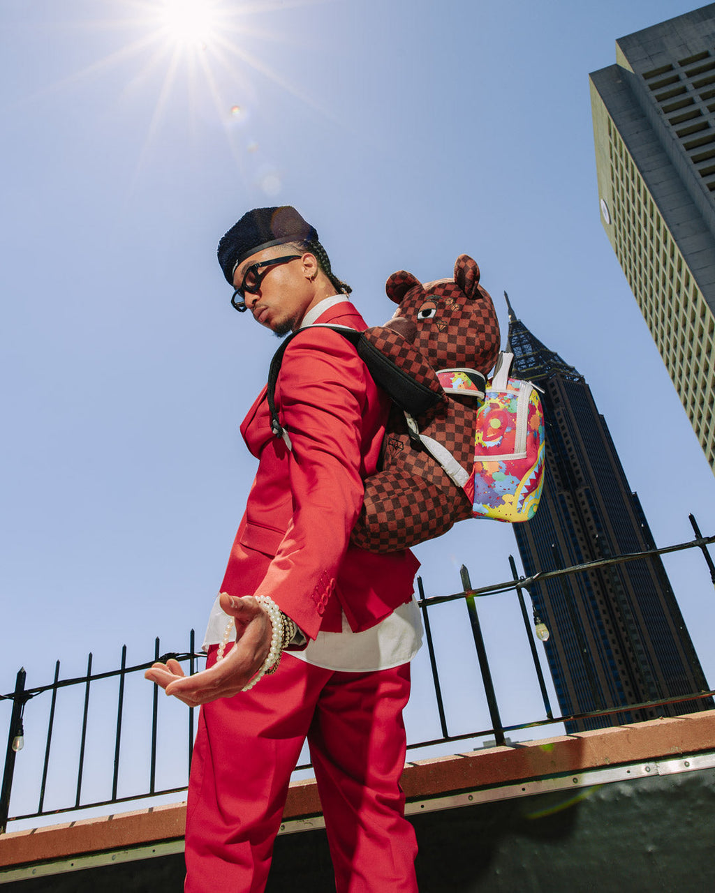 SPRAYGROUND Bear Wearing Backpack As A Backpack — product image 4