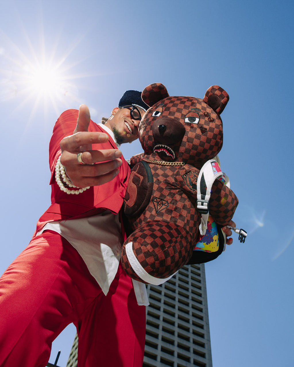 SPRAYGROUND Bear Wearing Backpack As A Backpack — product image 10