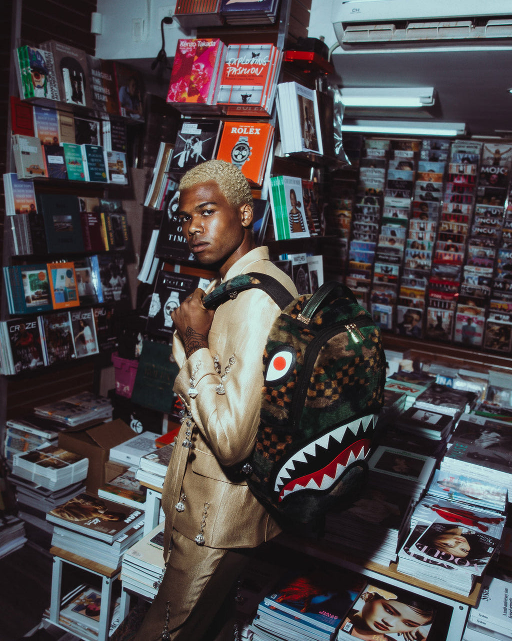 SPRAYGROUND Big Sky Fur Shark Backpack — product image 10