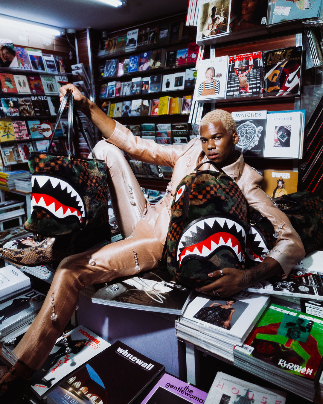 SPRAYGROUND Big Sky Fur Shark Backpack — product image 14