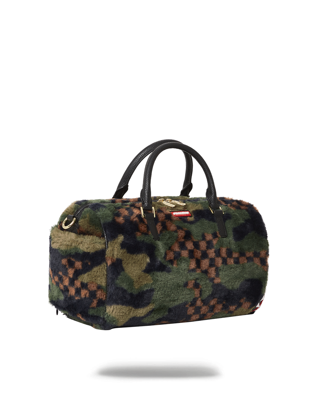 SPRAYGROUND Big Sky Fur Shark Mini Duffle — product image 3