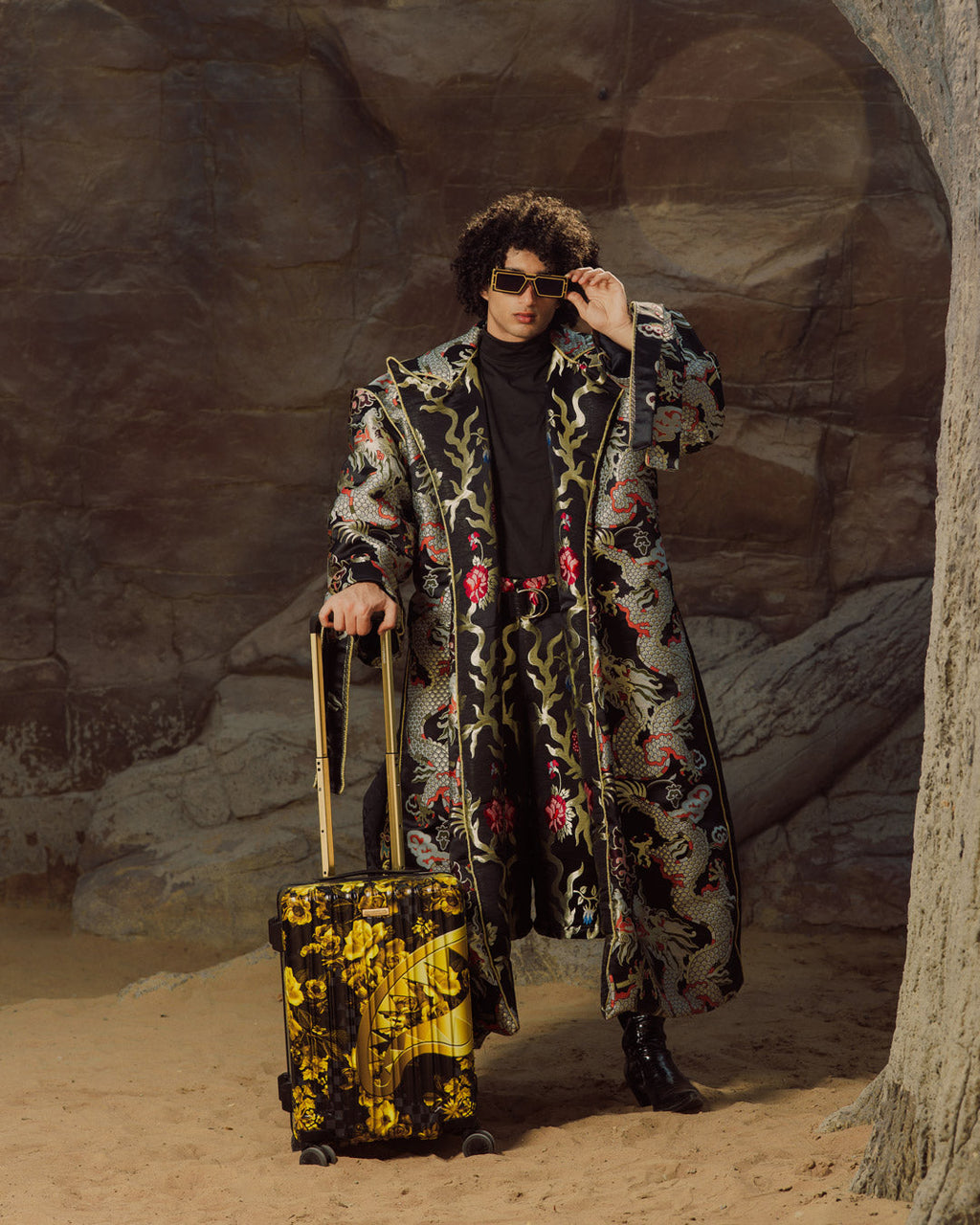 SPRAYGROUND Billionaire Bloom Carry-On Luggage — product image 2