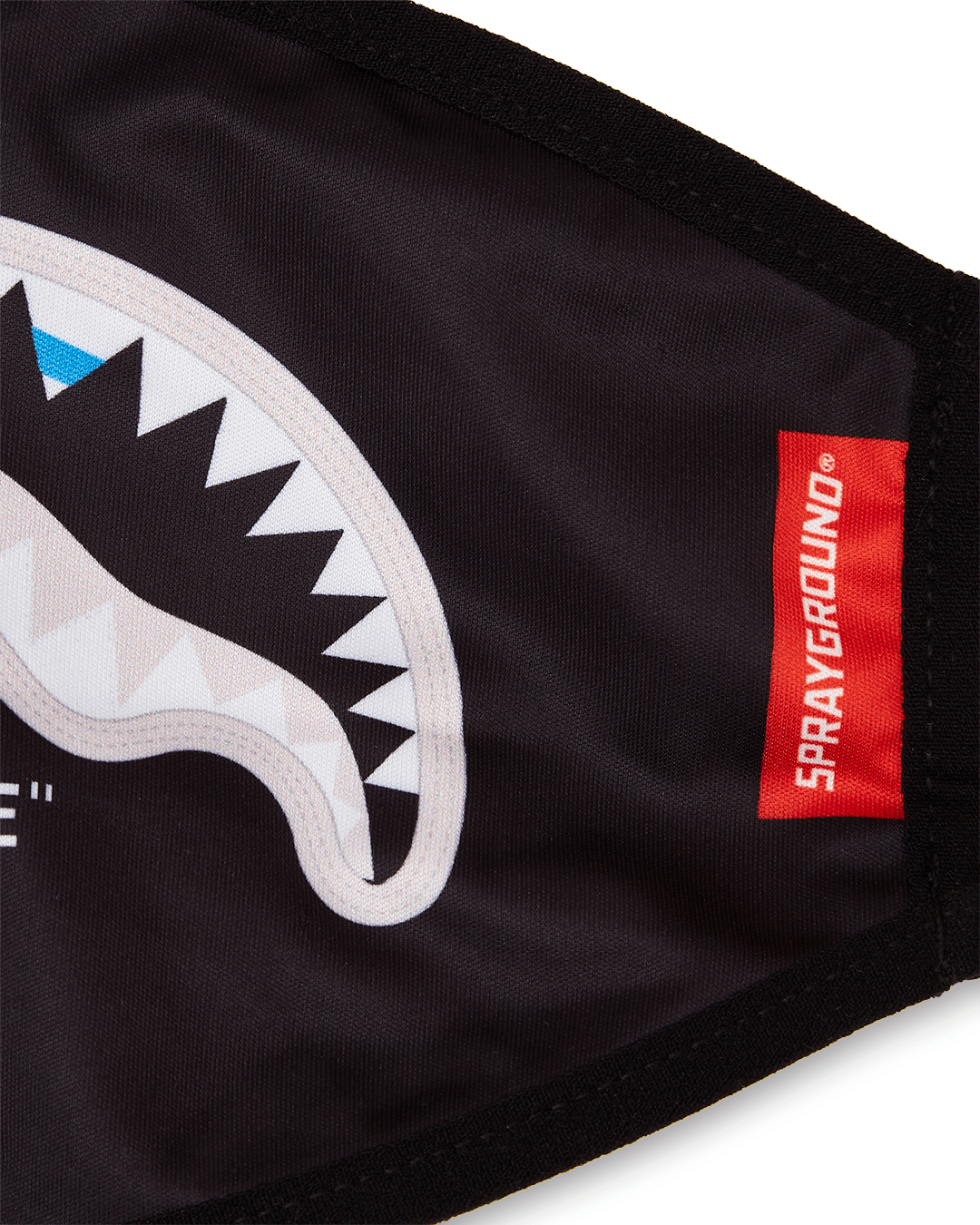 SPRAYGROUND Bite Me Shark (Blk) Polyester Face Mask — product image 5